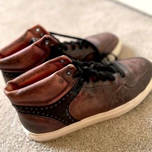 Diesel invasion hi top shoes size 10